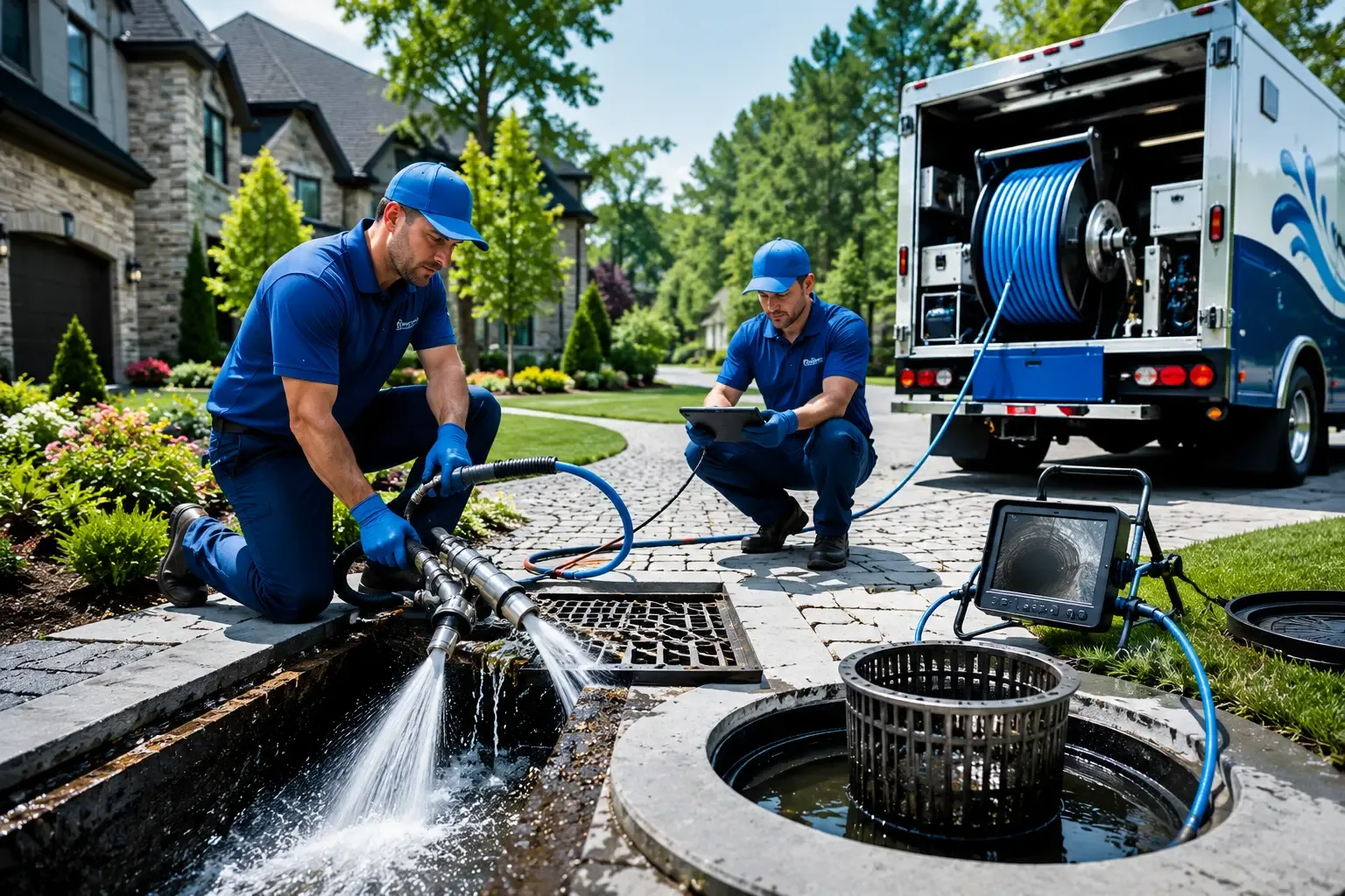 Local outdoor drain cleaning professionals in Wrights, IL